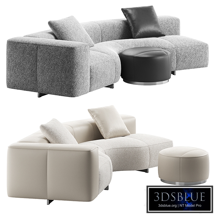 Yves Small Sofa 02 by Minotti