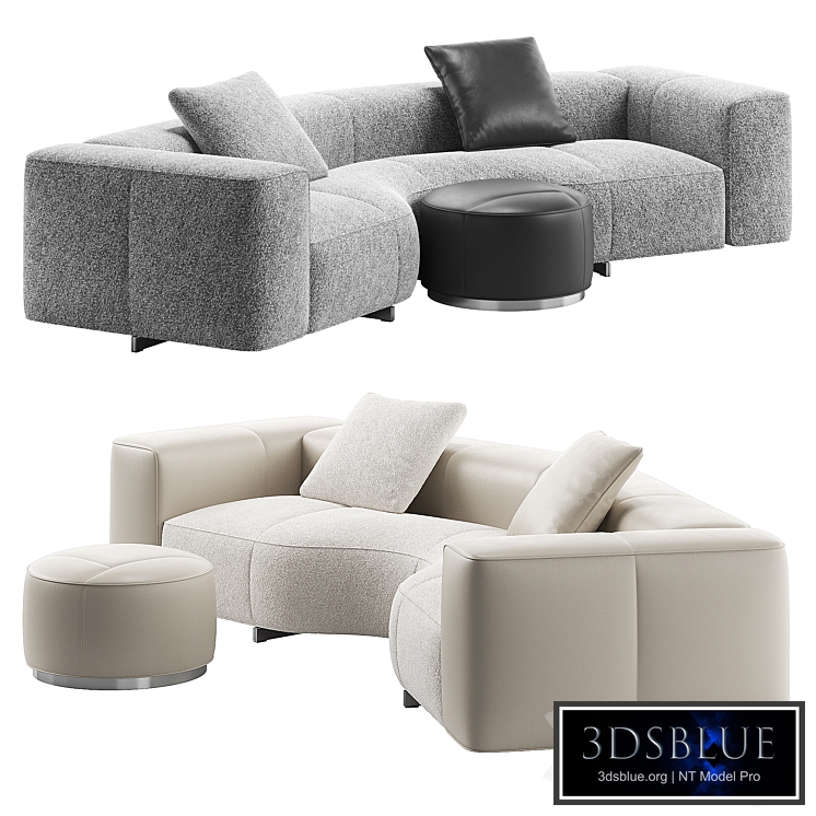 Yves Small Sofa 01 by Minotti