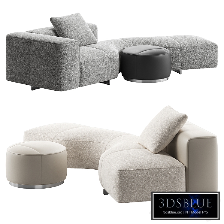 Yves Sofa Open-End by Minotti