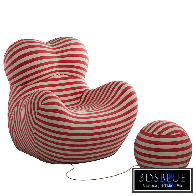 Armchair in the style Up50 B&B Italia