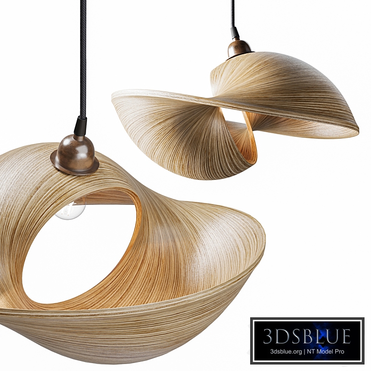 Udara Bamboo Shell Lampshade 40