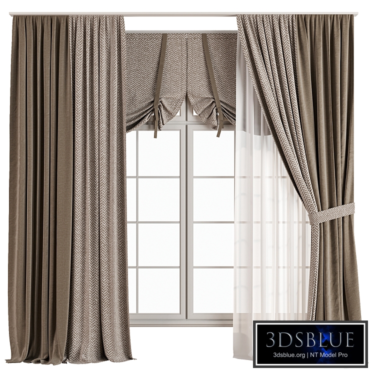 Curtain with tulle 33