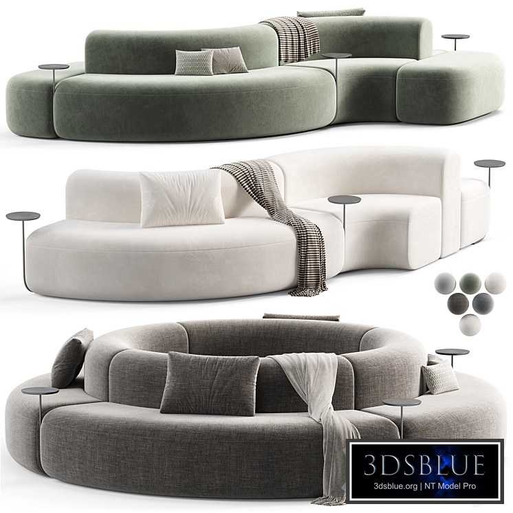 Artiko Modular sectional fabric sofa