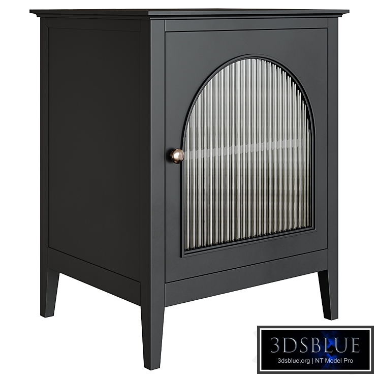 Bedside table Tempered Glass Nightstand