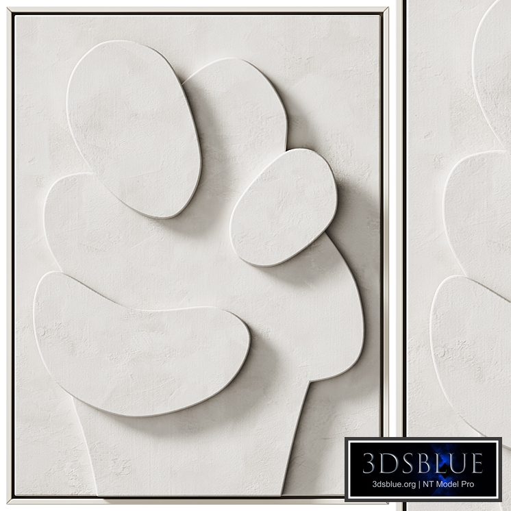 Decorative Panel 3D Art Relief 170
