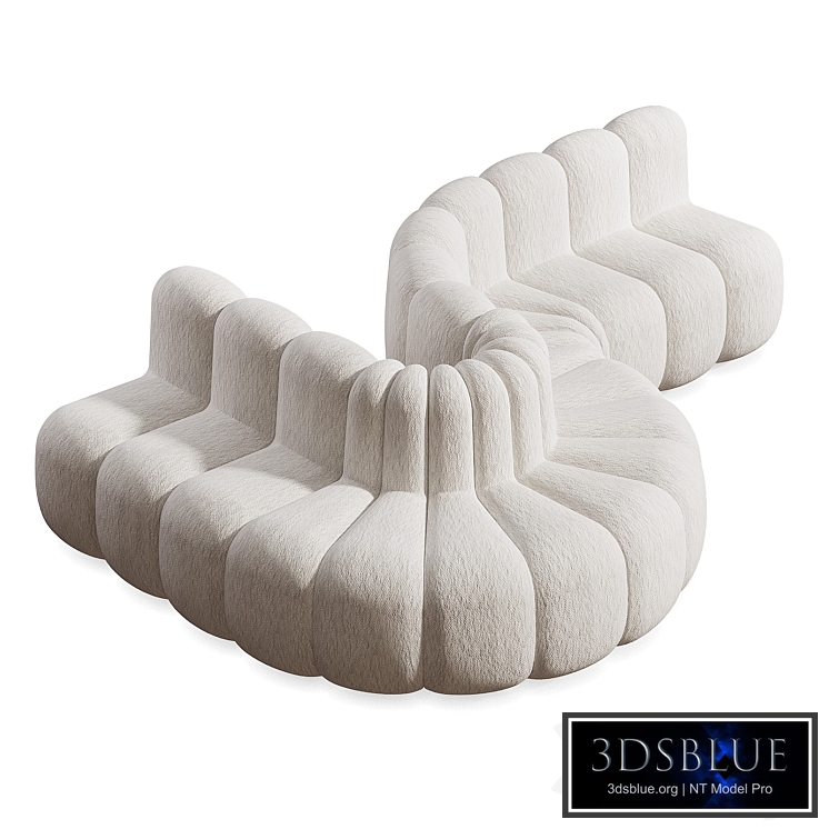 Modular sofa Jagger Dining bouclé