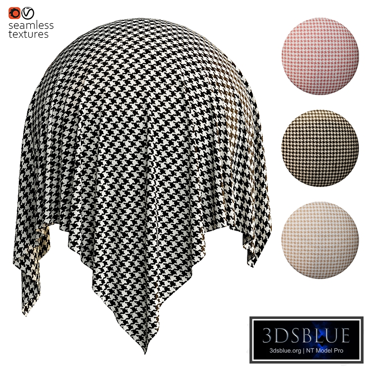 Seamless material Houndstooth