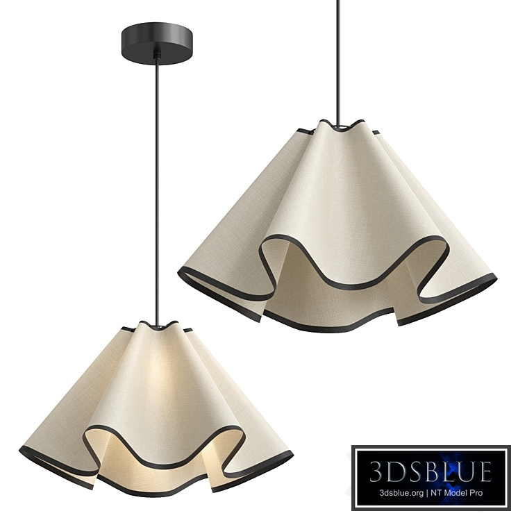 Fabric Vintage Style Pendant Light
