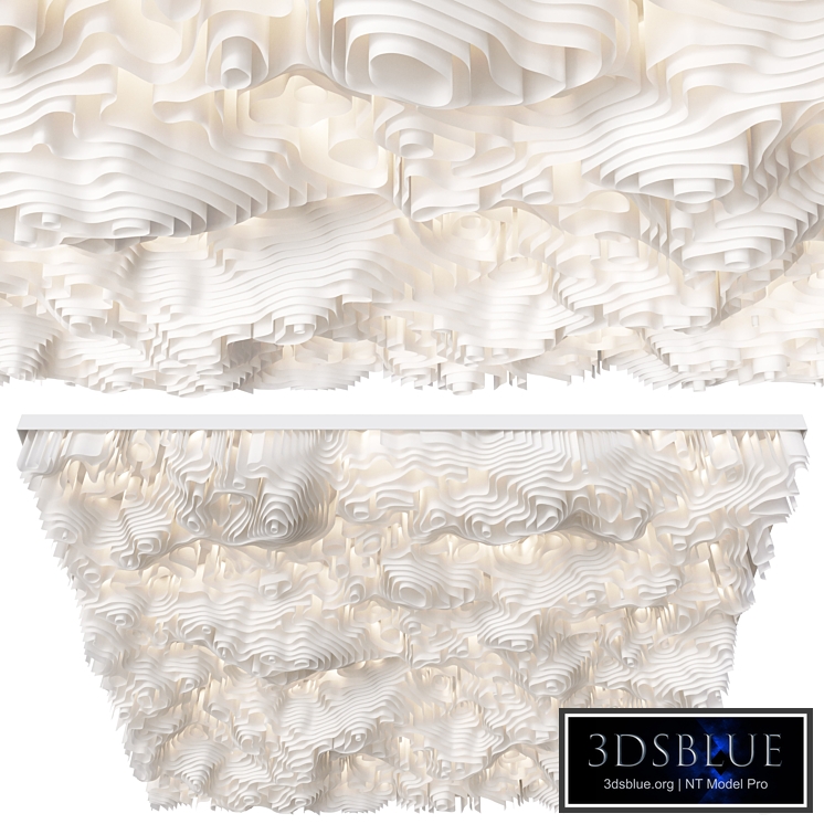 Decorative fabric ceiling