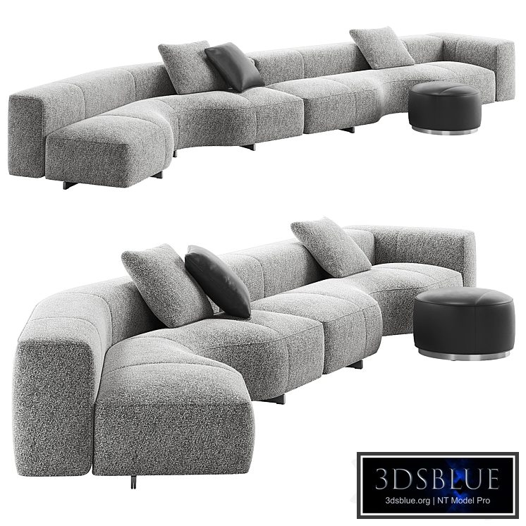 Yves Small Sofa 04 by Minotti