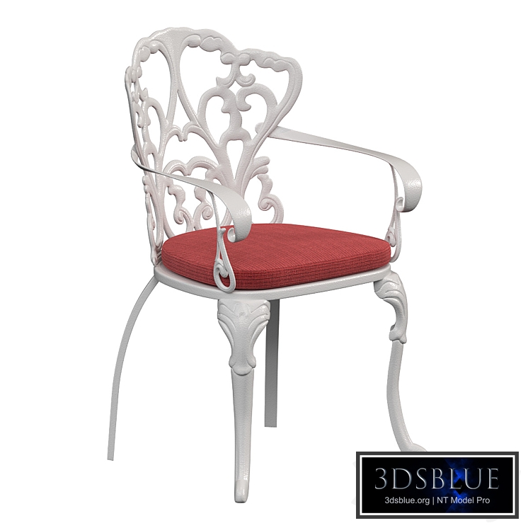 Garden wrought iron chair