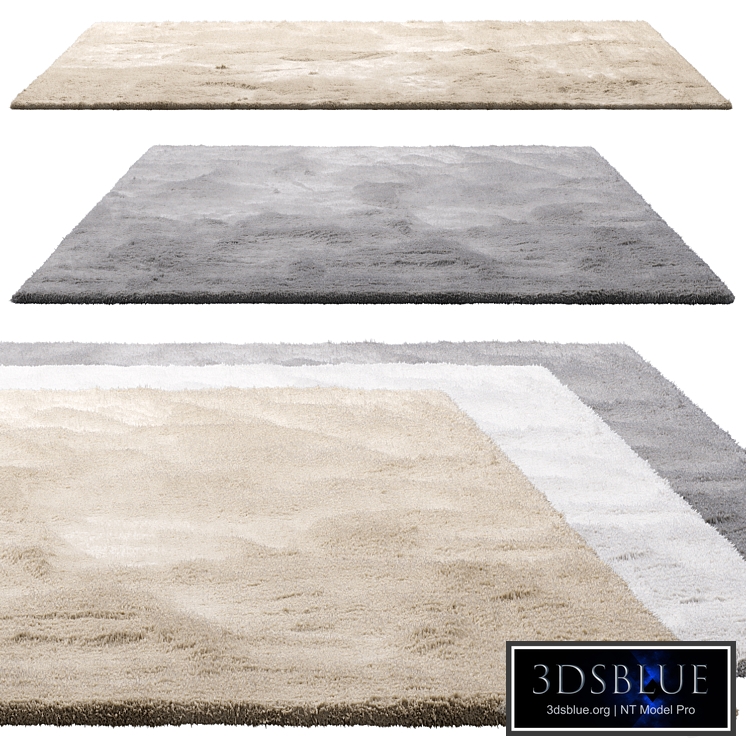 Benuta Dave Rectangular Fur Rug (3 colors)