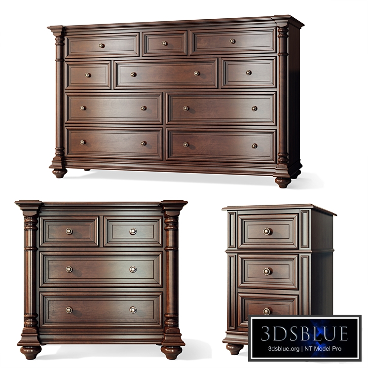 Chest of drawers bedside table Leesburg Hooker