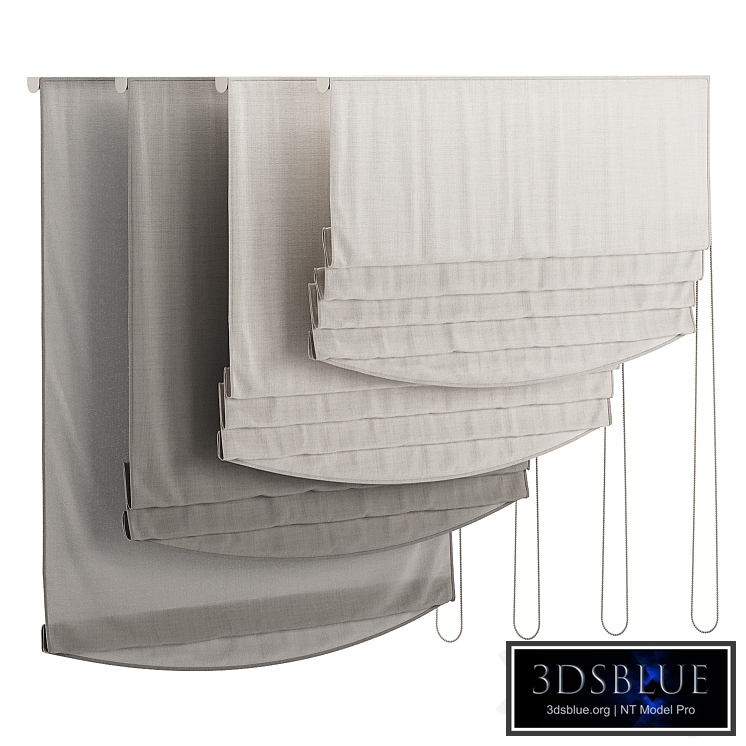 Roman curtain wide 004 KM