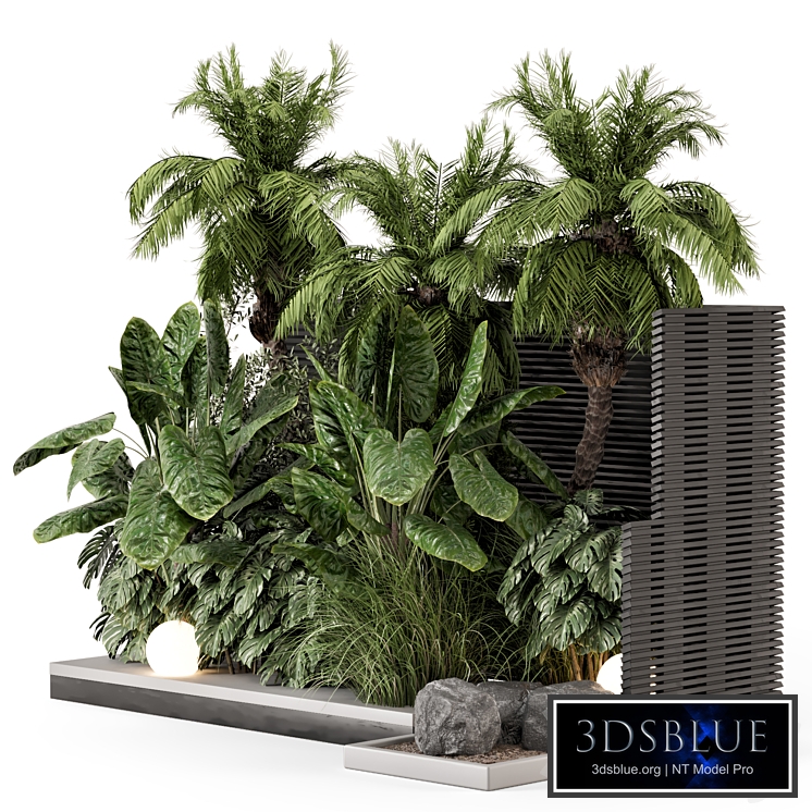 Backyard and Landscape Set Bush and Tree - Set 2379