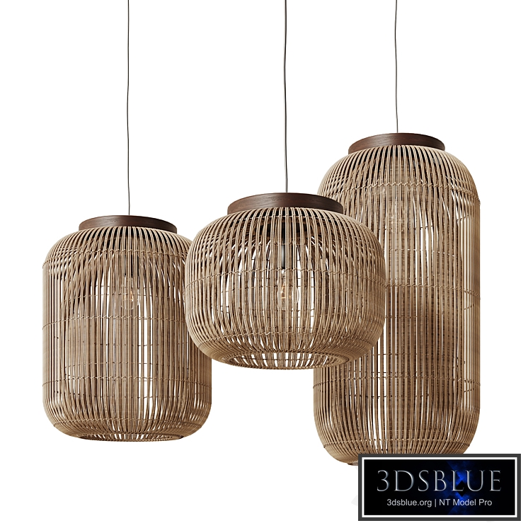 Natural Rattan Hanging Lamp