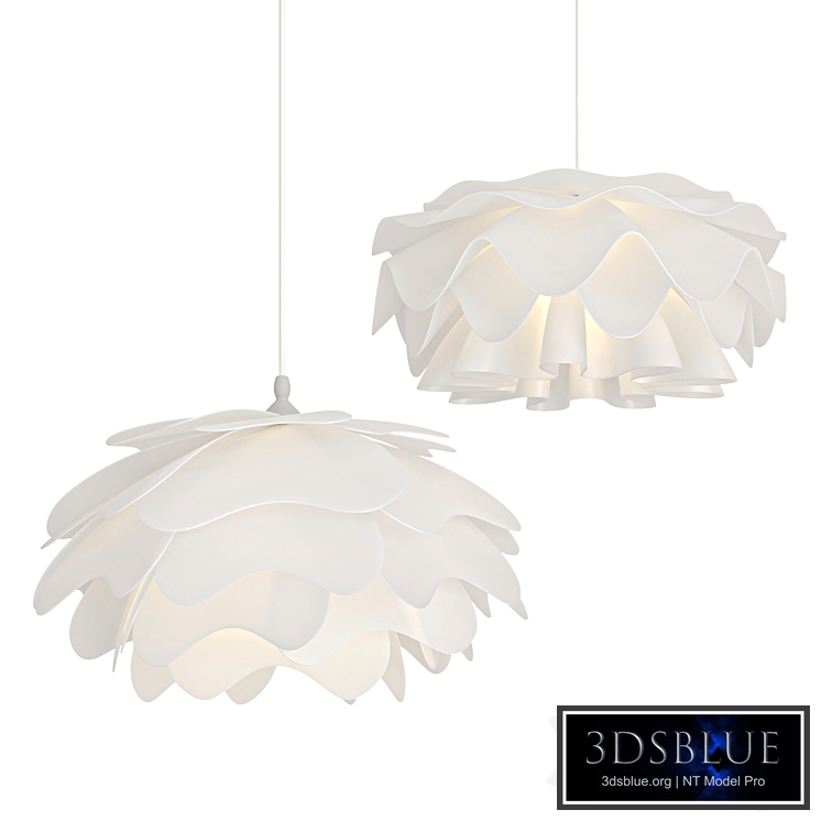Flower Shaped White Pendant Lamp