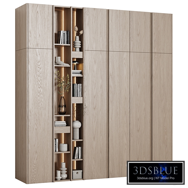 Modular wardrobe in a modern minimalist style 111