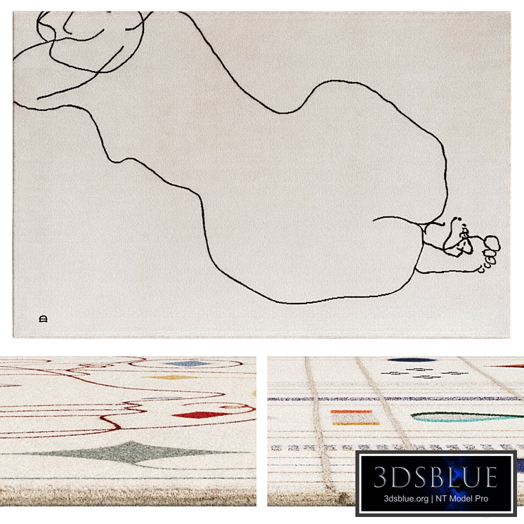 Set of carpets RABARI by NANIMARQUINA