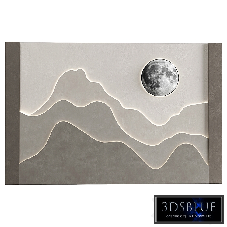 Decorative panel wave 10