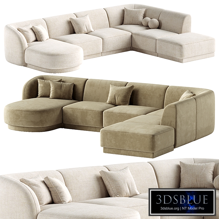 U shaped sofa Miley right