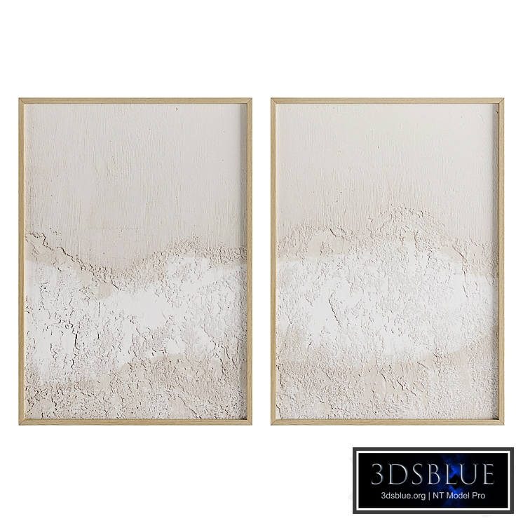 Plaster painting Decomarkt Beige Abstraction N-3-4