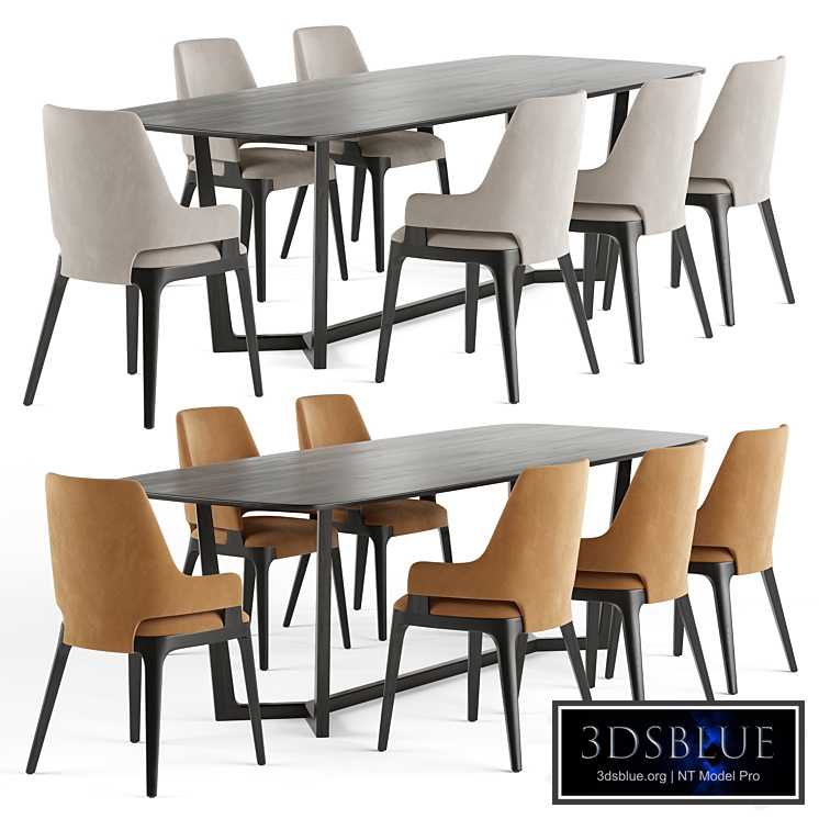 MIKKII 92 Dining chair. CONCORDE Table