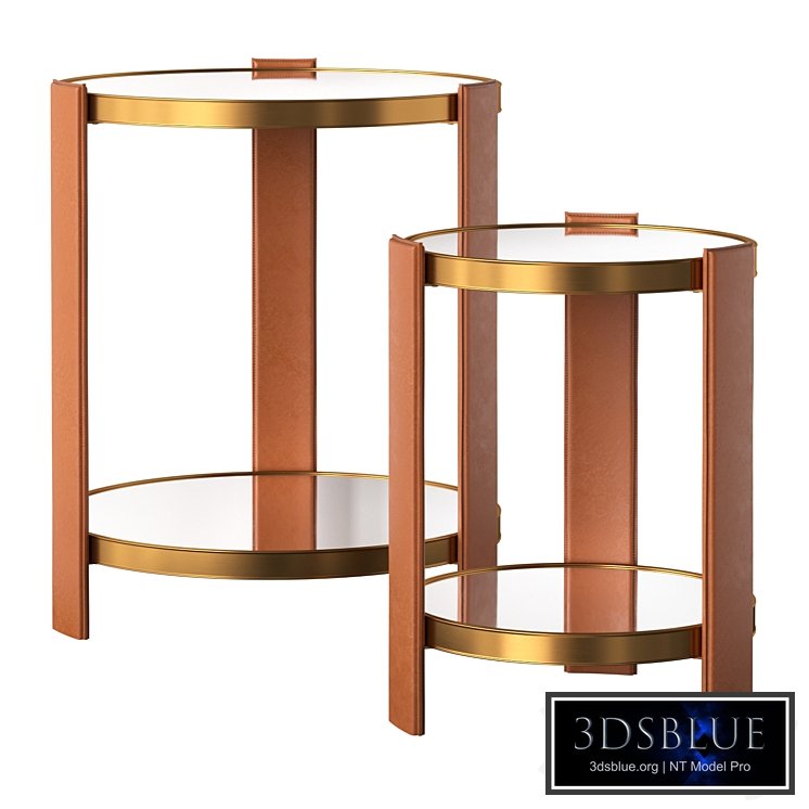 Ralph Lauren Home Dalton Set of 2 Song Side Tables