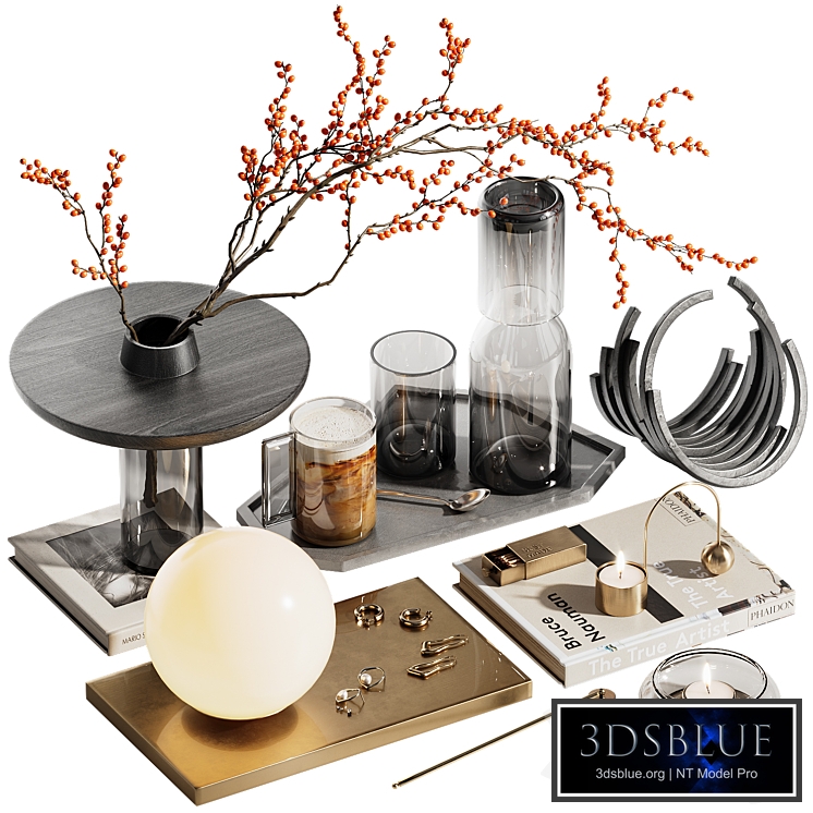 Decorative set with branches ch7