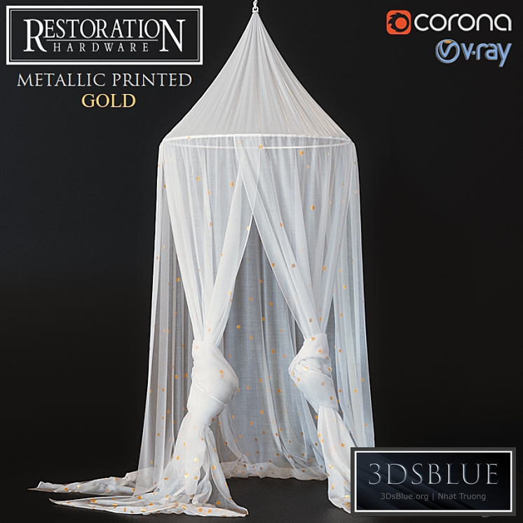 RH METALLIC PRINTED GOLD