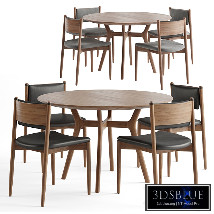 Ronu Chair. Trips Dining Table