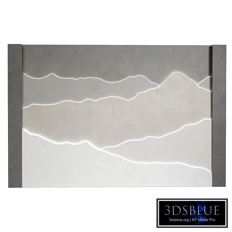 Decorative panel wave 12