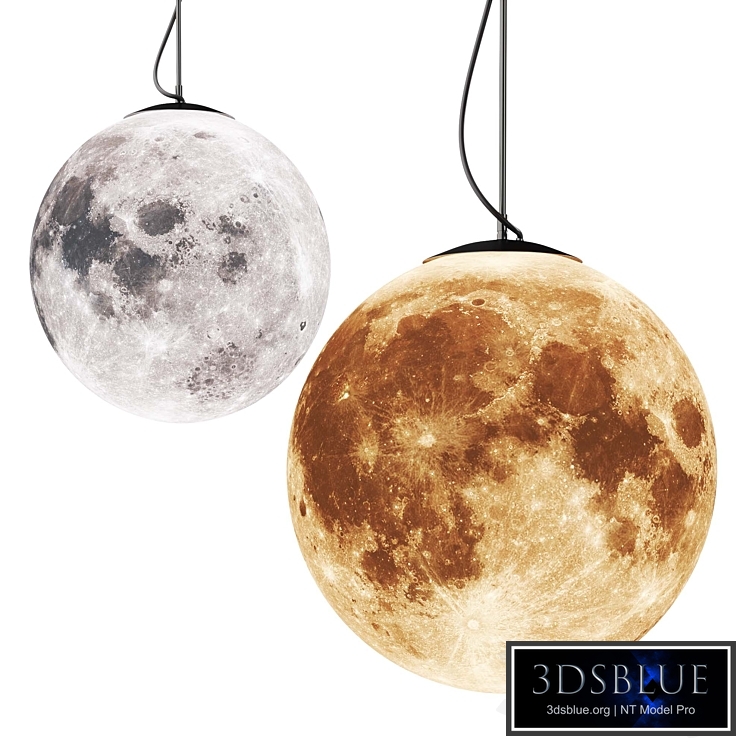 3D otpechatok kulon Lunnyy svetilnik