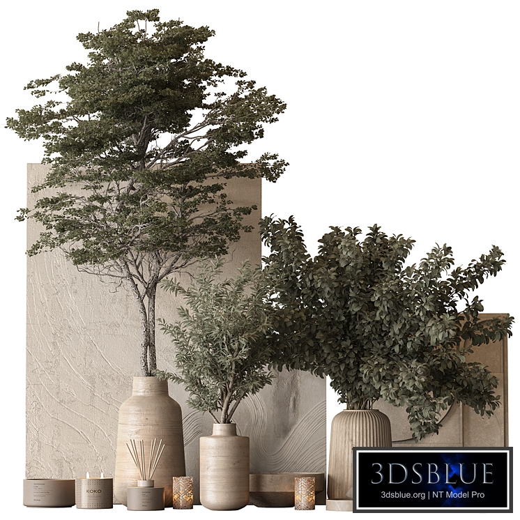 Vase and Plant Decorative Set 147