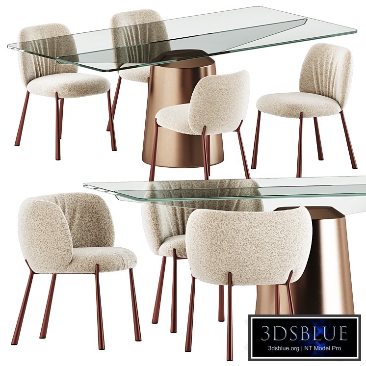 Mys Chairs and Spike Table by Midj