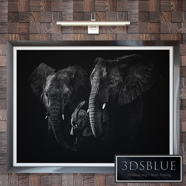 Paintings set 01 &amp; Picture lamp paulmann