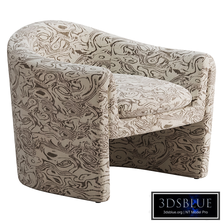Willow Jacquard Sculptural Chair