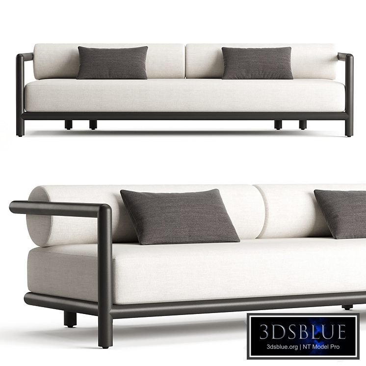 RH PALMA ALUMINUM SOFA
