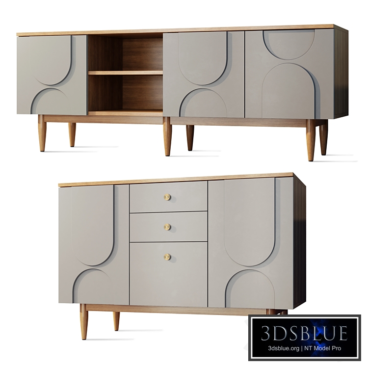 Chest of drawers buffet Arka Etagerca Shelf