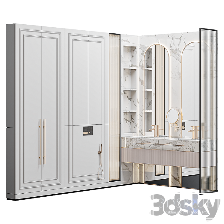 Bathroom furniture set 72