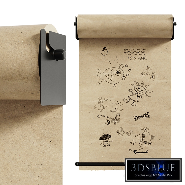 Wall Kraft Paper Roll Holder