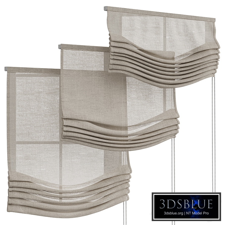 Roman blinds 30 linen