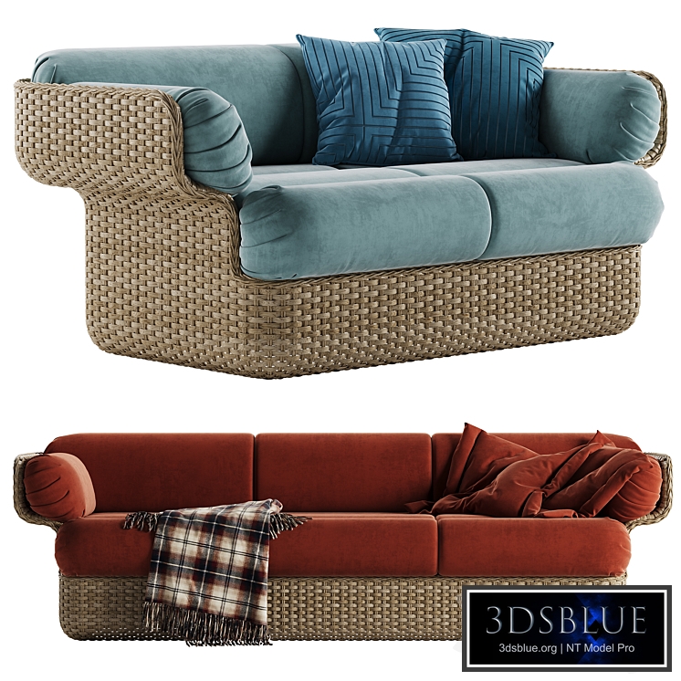 Gubi Basket sofa