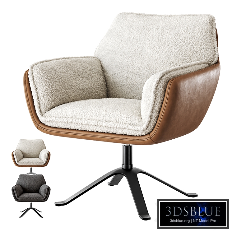 Nyles swivel desk chair by Arhaus