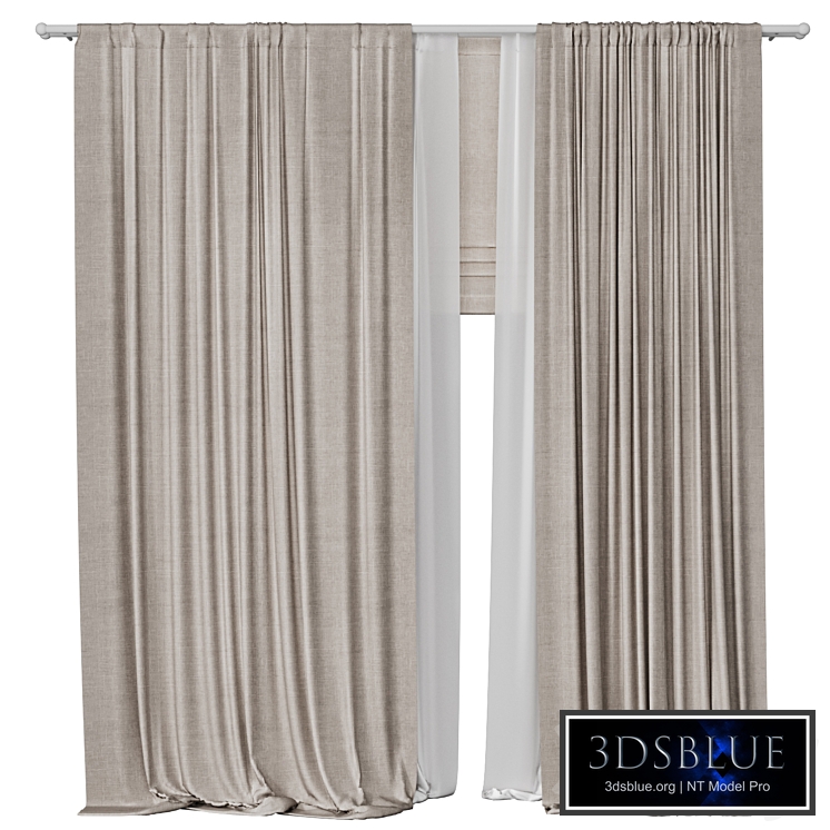 Curtain 029 / Curtains on a rod