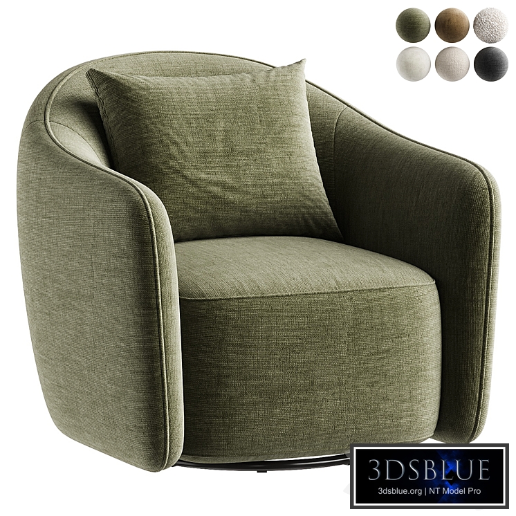 Beetle, Swivel Armchair by Furninova