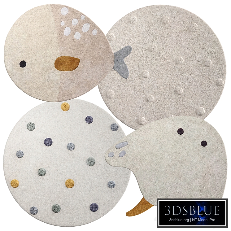 Kids rugs set | Petite Amelie [01]