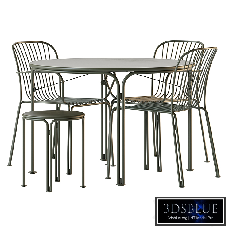 SET THORVALD DINING TABLE AND CHAIRS