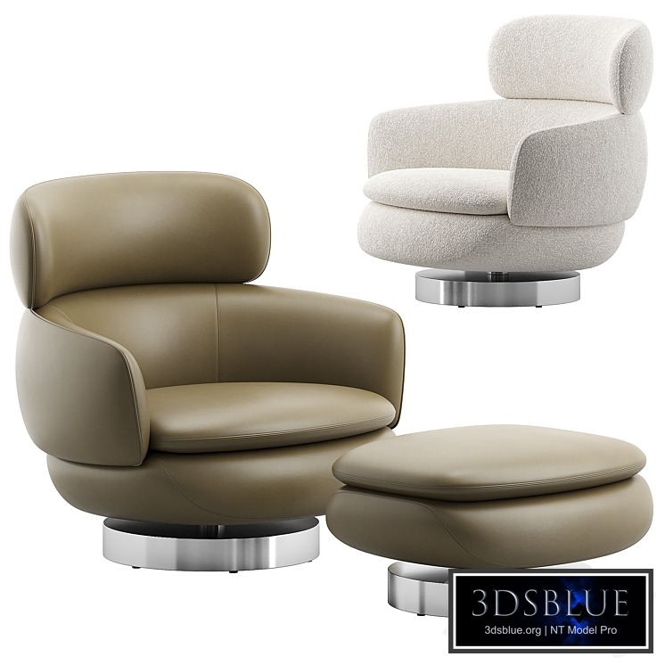 Vivienne High Armchair by Minotti