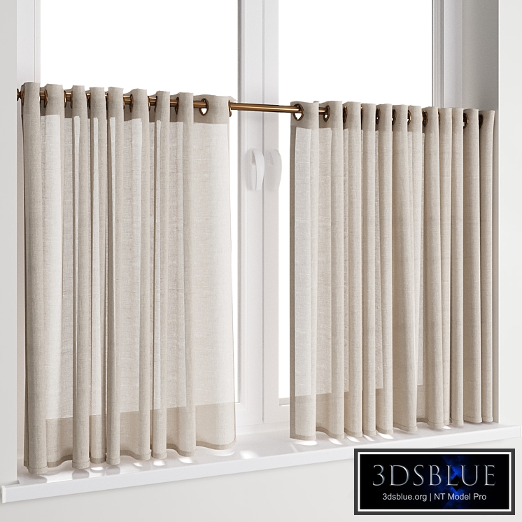 Curtain 54/ Short curtains on rings